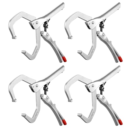 MAXPOWER 11" Self-Adjust Locking C-Clamp – 3.7" Jaw Opening, Regular Tip - style: Regular Tips | 11"