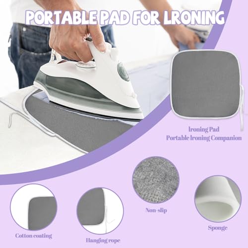 QUKLOGEN Sublimation Shirts Tool Kits with Portable mat for Ironing - color: Purple C