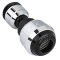 SinkTastic 360-Degree Swivel Aerator and Sprayer with Black and Chrome Finish
