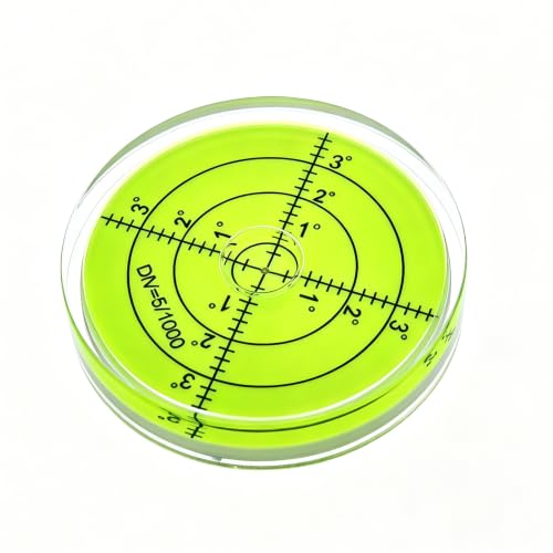Universal universal level, bubble level tool, circular 2.4 inches, 60mm (acrylic) - color: Acrylic