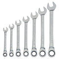 CRAFTSMAN 7-Piece Combination Ratcheting Wrench Set, 12-Point Standard SAE (CMMT87020) - style: 7 Piece SAE