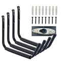 15 Inch Garage Hooks, Heavy Duty Kayak Storage Hooks, Black, 4 Pack - size: 15 in