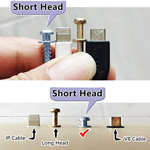 Drywall Bear Claw Double Headed Picture Hanger Screws Hang Pictures/Mirrors - size: Blue Zinc