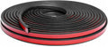 Car Door Rubber Seal Strip, 39.3 FT Double Hollow Weather Stripping - size: 39.3 Feet Long