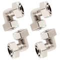 3/4" Air Piping Fittings, 200PSI Elbow Air Line Fittings - size: 4PCS