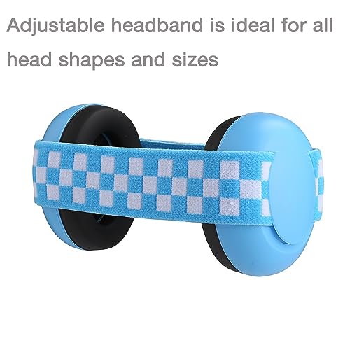 PandaEar Baby Ear Protection, Noise Cancelling Headphones EarMuffs for Babies & Toddlers 0-3 Years - color: Blue