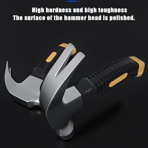 2 PacK Small Claw Hammer Forged Hardened Steel Head With Non-Slip Handle