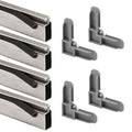 Prime-Line PL 7805 Aluminum Screen Frame Kit, 5/16 inch x 3/4 inch x 60 inch, Mill, Set of 1 - color: Aluminum