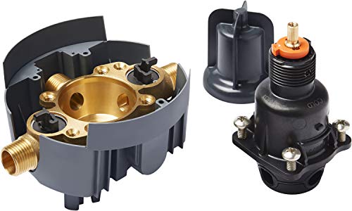 KOHLER K-8304-KS-NA Rite-Temp Pressure-Balancing Valve Body and Cartridge Kit with Service Stops, Shower Valve System, 5.0 GPM, Simple Installation & Maintenance - style: 8304-KS-NA