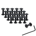 20 Sets M3 x 10mm Binding Post Screws Fastener Bolts Cap Nuts - size: M3 x 10mm