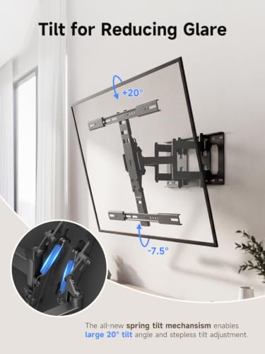 Suptek Ultra Slim TV Wall Mount Full Motion for 43-90” Large Screen