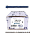 CONFAST 1/4" x 2-3/4" Hex Head Concrete Screw Anchor with Drill Bit for Anchoring to Masonry, Block or Brick (100 per Box) - size: 1/4" x 2-3/4"