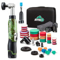BATOCA 2026 S6 Mini Cordless Polisher 2 Heads for Car/Motorcycles Detailing Kit - size: Camouflage Pattern Style with 2 batteries