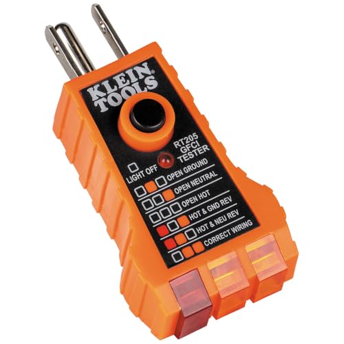 Klein Tools NCVT1PKIT Electrical Tester Kit with Non-Contact Low Voltage Test Pen, 50 to 1000V AC and GFCI Receptacle Tester, 2-Piece - size: NCVT & Receptacle Tester