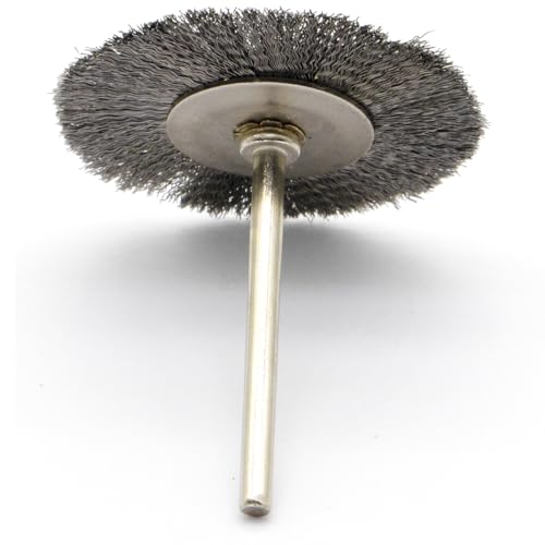 20PCS T-Shaped Wire Brushes - Metal Rust Removal, Polishing, Cleaning - 38mm Diameter, 3mm Shaft - Removes Burrs, Dust, and Oxide Layer - Handles Rough Surfaces - Designed for Industrial and DIY Use - style: Wire Brush T-shaped 3*38mm 20PCS