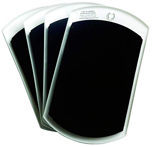 Furniture Slides for Carpet, Professional (11” x 7”) - Easily Move Sofas, Loveseats, Cabinets, Bookcases, and More (4 Slides per Set) (Pack of 2) - size: 11" x 7" (Pack of 2)