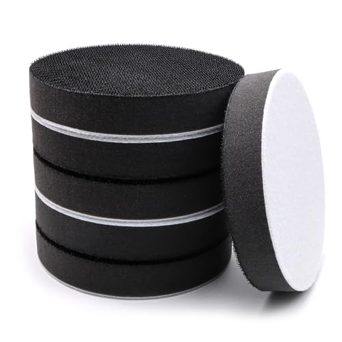 6 Pack 5 Inch Interface Pads - Foam Sanding Pads for Orbital Sander - size: 5 inch - 6 Pack