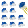 GWHOLE 10PCS 3-Way Wire Connectors Waterproof, for 22-14AGW Wires - color: 10PCS