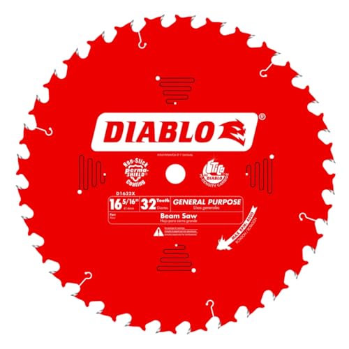 Diablo General Purpose Saw Blade for Wood - 16-5/16" Diameter, 32 ATB Teeth