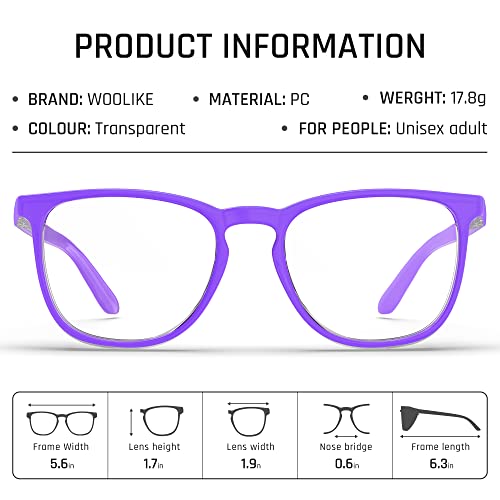 Stylish Safety Glasses, Clear Anti-Fog Anti-Scratch Protective Glasses For Men And Women - color: Violet Colour