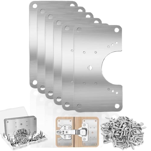 Cabinet Hinge Repair Plate, Hinges Repair Fixing Plate Cabinet Repair Board - size: Small