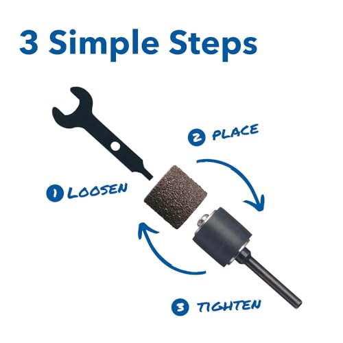 Dremel 770B-01 1/4 in. (6.4 Mm) 60, 120 & 240 Grit Sanding Band Variety Kit - size: 1/4 inch (Variety Kit), style: Industrial
