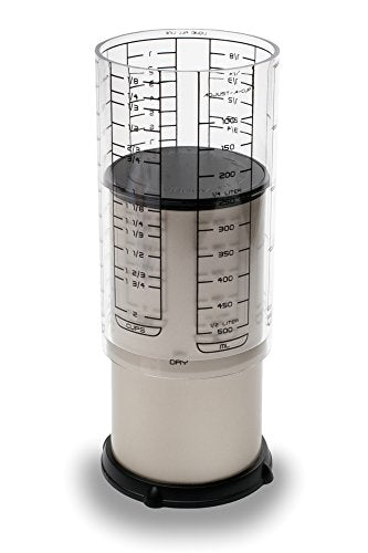 KitchenArt Professional Series 2 Cup Adjust-A-Cup, Champagne Satin, Adjustable, 1/8 to 2-Cup - color: Champagne Satin