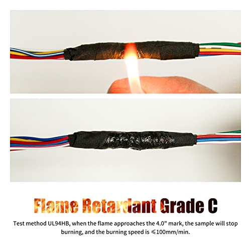 Wire Harness Tape, Automotive Cloth Electrical Tape | 3/4" x 50 FT, Chemical Fiber Cloth, High Temp, Wiring Harness Loom, Auto Electrical Wrap, Protection, Insulation, 1 Piece