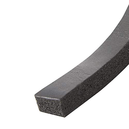 Frost King R338H Self-Stick Rubber Foam Weatherseal, 3/8"W, 3/16"T, Black|Blacks - size: 3/8"W, 3/16"T, style: 3/8"W, 3/16"T