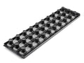 TEKTON 1/2 Inch Drive Socket Organizer Set | OST22220 - color: Gray, size: (30-Tool), style: 3-Rail