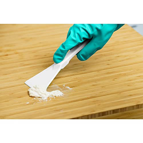 SPARTA Polypropylene Scraper Tool Food Safe Scraper for Removing Caked-On Residue in Commercial Kitchens, Plastic, 7.82 x 3 Inches, White - color: White