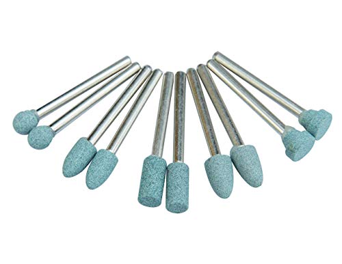 10 Pcs Various Shape Silicon Carbide Grinding Stone Sets