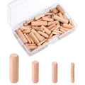 Bucherry 120 Pieces 4 Sizes Wood Plugs Wooden Hole Plugs,Dowel - style: Dowel