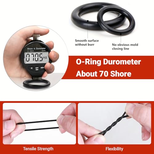 419 Pcs O-Ring O Rings Assortment Kit 32 Sizes Nitrile Rubber - style: 32 Size/419 Pcs