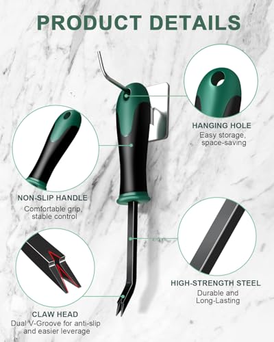 Heavy Duty Staple Remover, Upholstery Staple Puller Lifter Tool for Carpet, Hardwood Floors, Furniture, Construction | COMBATCH