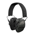 ISOtunes DEFY Slim Passive Earmuffs: Noise Isolating Over-Ear Hearing Protection with Foam Cushions, and Adjustable Headband - color: Jaeger Green