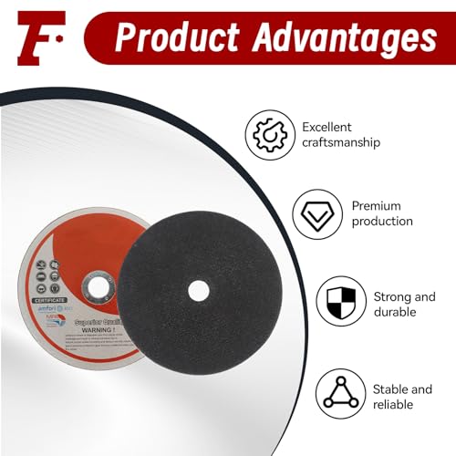 50 Pack 7"x1/16"x7/8" Cut-Off Wheel - Metal & Stainless Steel Cutting Discs - size: 50pcs 7"*1/16"*7/8"