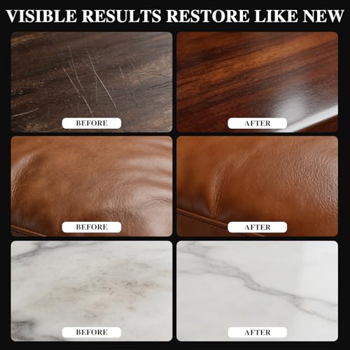 Furniture Balm, Advanced Formula for Wood Scratch Repair, Helps Prevent Cracking & Enhances Texture, Ideal for Furniture & Wood Grain Touch-Ups (150g)