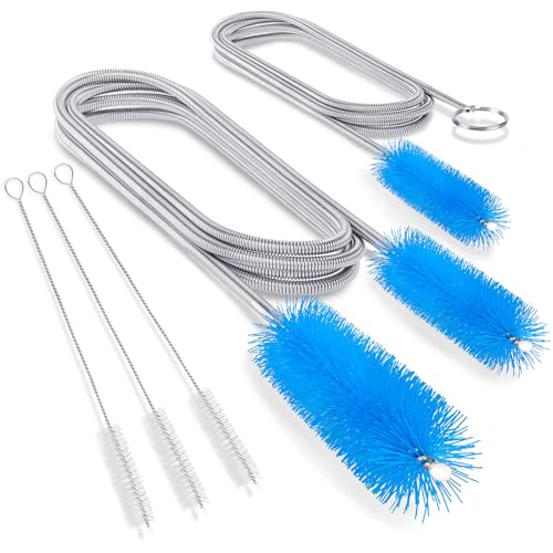 SARDVISA Drain Cleaning Brush, 66 Inch Flexible Pipe Cleaner, 3 Straw Brush - size: mini clean brush