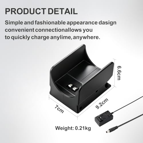 Charger Cord Kit for Shark WV201 WV205 WV250 WV200C WV203C Vacuum for Shark WV200 Series ION W1Cordless Handheld Vaccum of 10.8V XFBT200 Model Battery