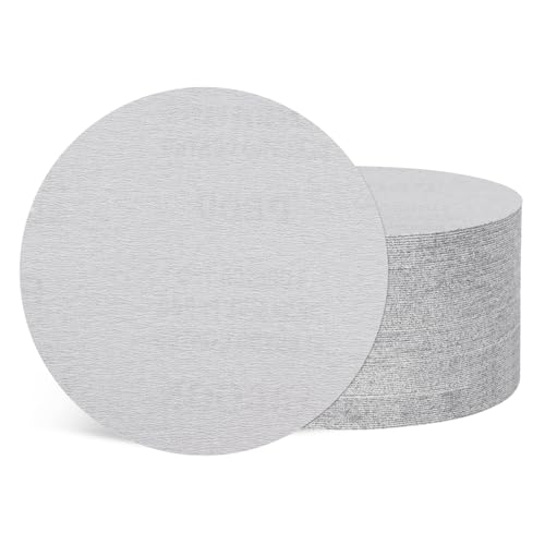 50Pcs Sanding Discs 5In 800Grit Hook and Loop Sandpapers White - color: White, size: 5 Inch(800 Grit)