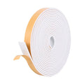 Kikerike Self Adhesive Foam Tape Weatherstrip 1/2in x 1/8in x 26Ft High Density Foam Insulation Strips Seal Weather Stripping with Strong Adhesive for Door and Window Sound Isolation Soundproofing - size: 1/2in x 1/8in x 26Ft