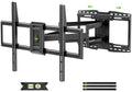 USX MOUNT 8" Sliding Design/Heavy Duty Full Motion TV Wall Mount for 32-120" TVs, Ultra-Large Dual Arm Mount for 16/18/24" Studs with Swivel,Tilt&Level/Preassembled, Max VESA 900x600 up to 165lbs - size: For 32" to 120" TVs