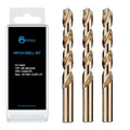 GMTOOLS 11/32 inch Cobalt Drill Bits, M35 HSS, 135 Degree Tip, Jobber Length Twist Drill Bit Set for Hard Metal, Stainless Steel, Cast Iron, Wood and Plastic, with Storage Case, Pack of 3 - style: M35-11/32-3PCS