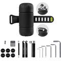 BONE Bike Portable Tool Kit, 14-in-1 Bicycle Repair Capsule for Cycling - color: Black - 14-in-1