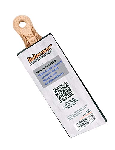 ROLLINGDOG 2 Inch Short Handle Trim Brush - color: Wooden Handle(pack of 1)