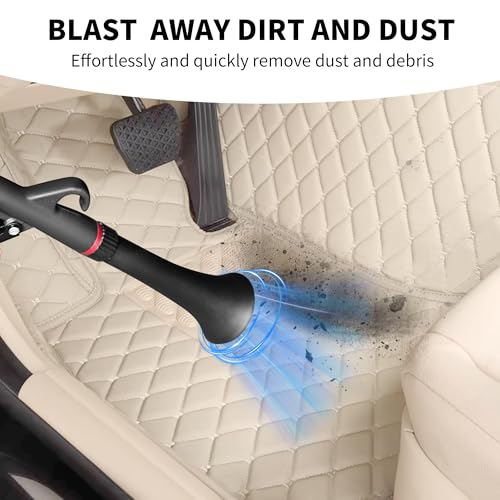 car Cleaning air Blow Gun Compressor Tools Accessories auto Detailing Supplies Interior attachments blowguns 4-piece kit Set - Uses Air Compressor - Blasts Dust, Dirt & Grime Fast
