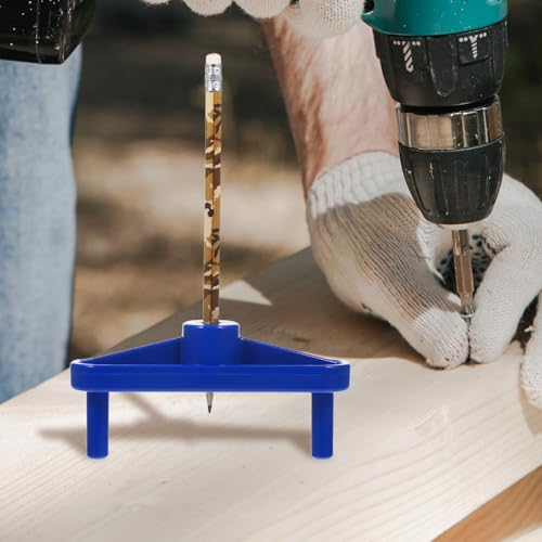 Uonlytech Center Scribe Tool Center Marking Gauge for Woodworking Line Scriber and Finder Marking Guide for Board Cutting Drilling Holes Assembly 5.11 X 1.77 X 1.18 in 1 Pack