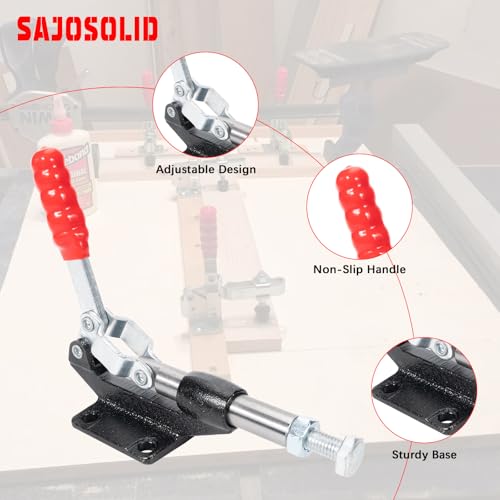 2-Pack, 304E Push Pull Toggle Clamp, 851 lb Holding Capacity - style: 304E,2PK