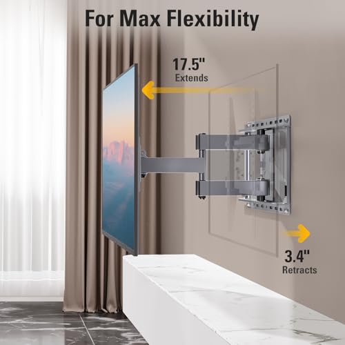 Mounting Dream Full Motion TV Wall Mount for 32-65 Inch TVs up to 132lbs - size: 32"-65" TV